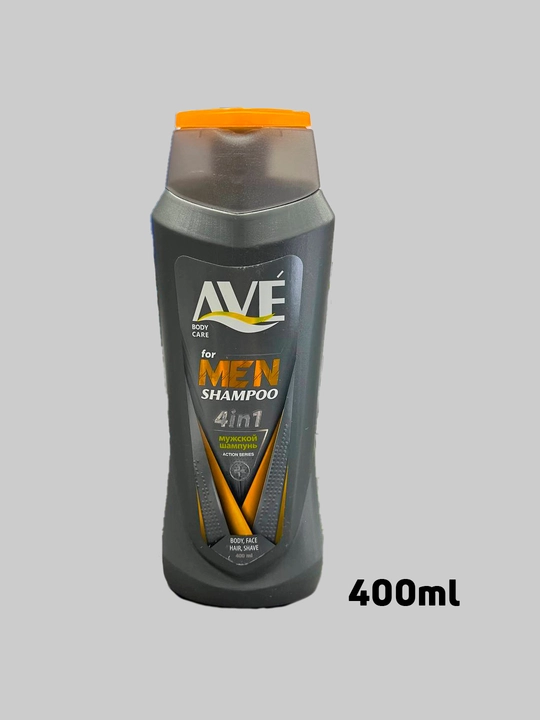 AVE Мужской шампунь 4 в 1 объёмом 400 мл - 