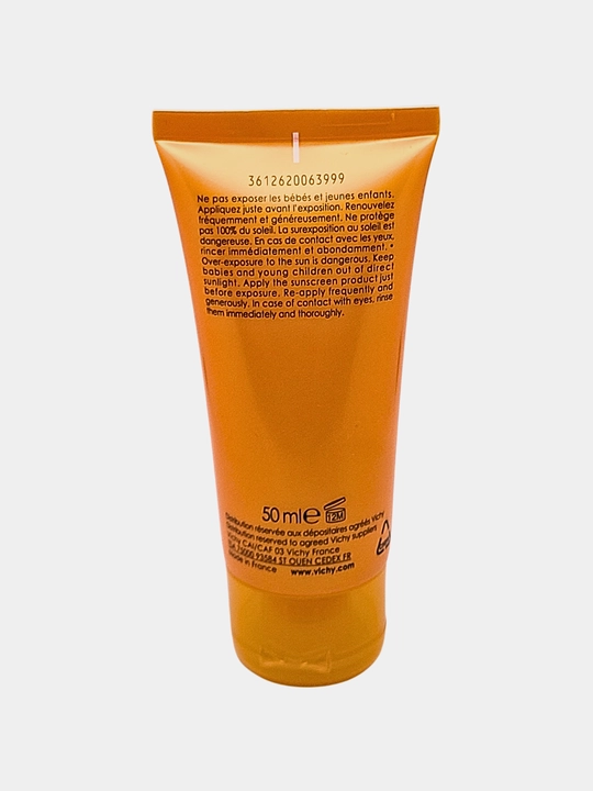 Sezgir teri uchun suvga chidamli quyoshdan himoyalovchi krem, IdealSoleil SPF50+
