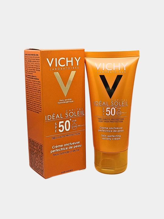 Sezgir teri uchun suvga chidamli quyoshdan himoyalovchi krem, IdealSoleil SPF50+
