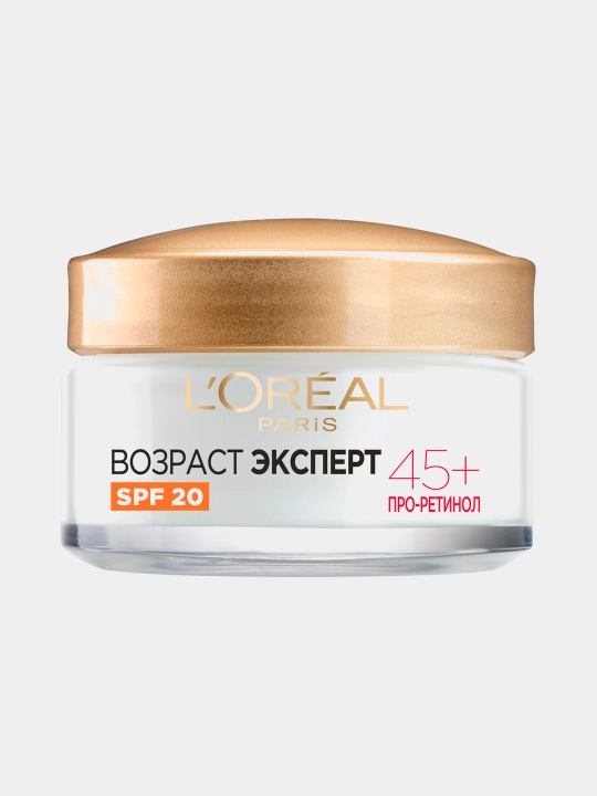 Yuz kremi L'Oreal Paris Age Expert SPF 20, ajinlarga qarshi lifting parvarish, 50 ml