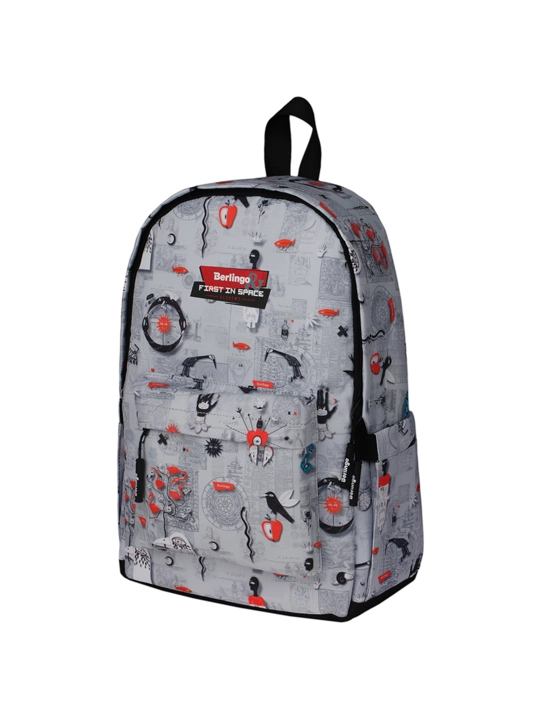 Рюкзак Berlingo Casual "First in Space" 39,5*27*13см, 1 отделение, 3 кармана, RU08142 - 