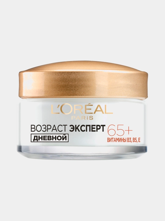Крем для лица L'Oreal Paris Возрастный эксперт, против морщин 65+, дневной, 50 мл
