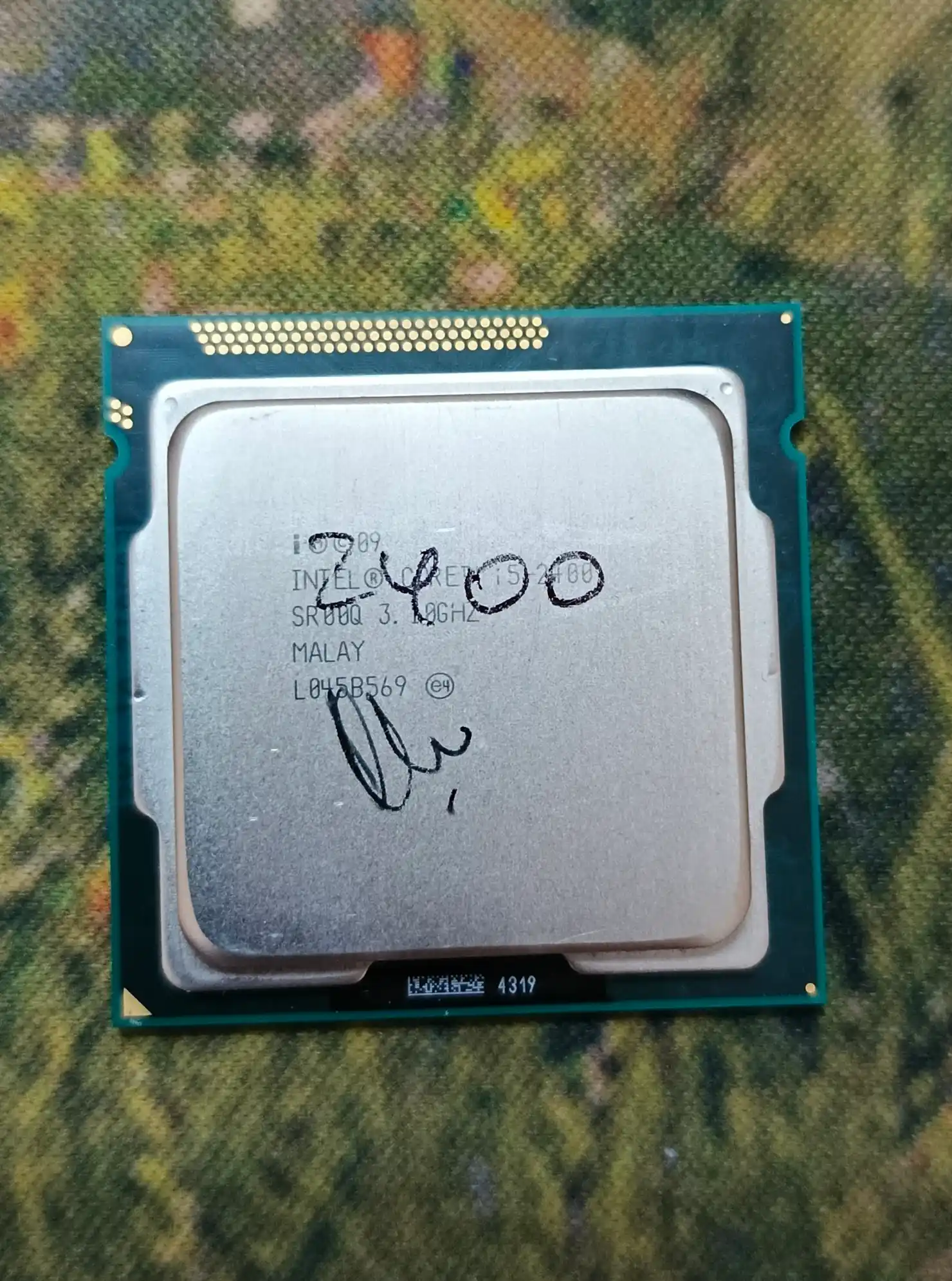 Intel Core i5 2500 3.7GHz  4-ядра LGA1155 H61 B75 Z77 процессор для настольного ПК OEM