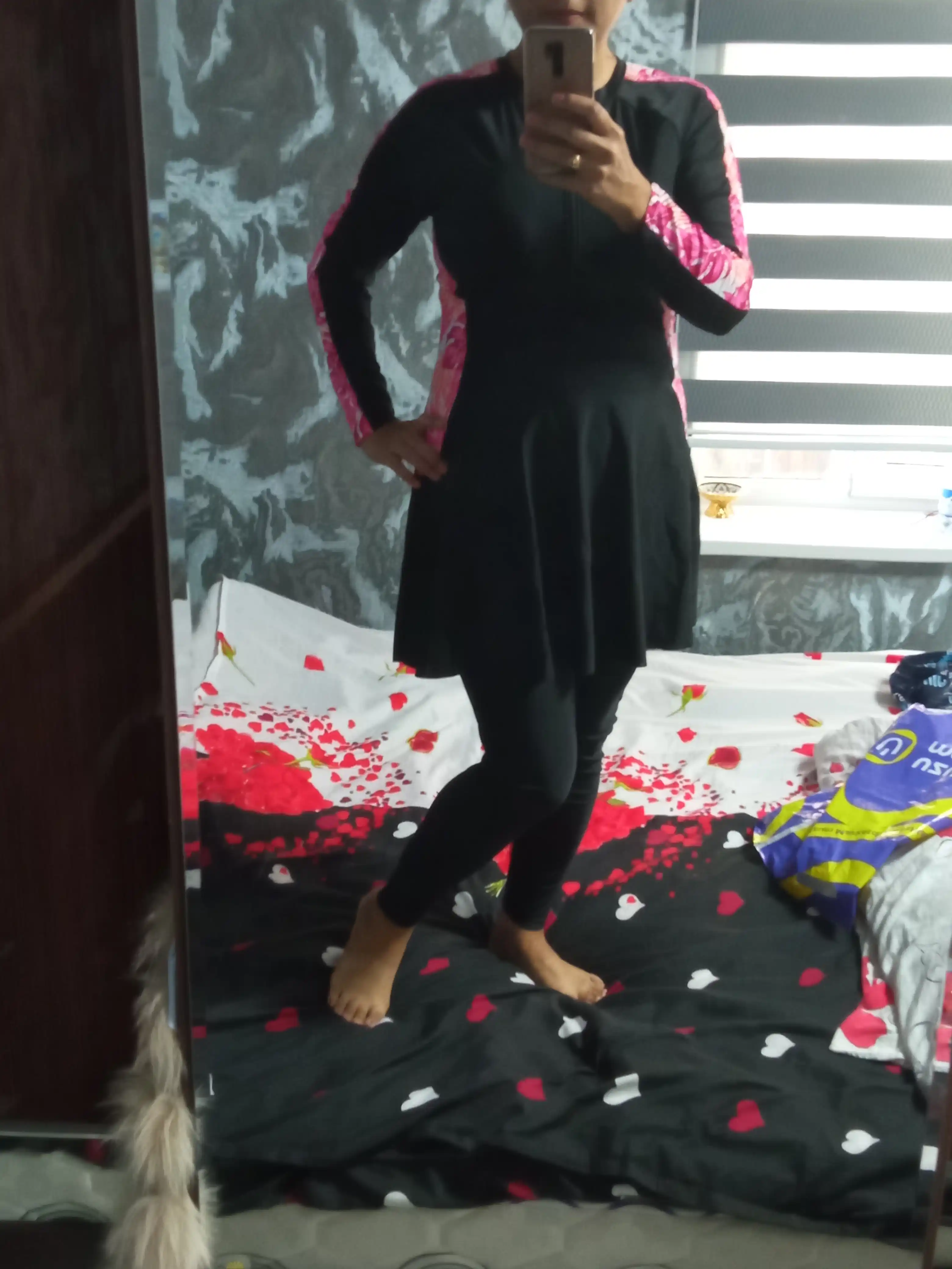 Kupalnik ayollar uchun burkini Kioko, yopiq musulmon kupalnik