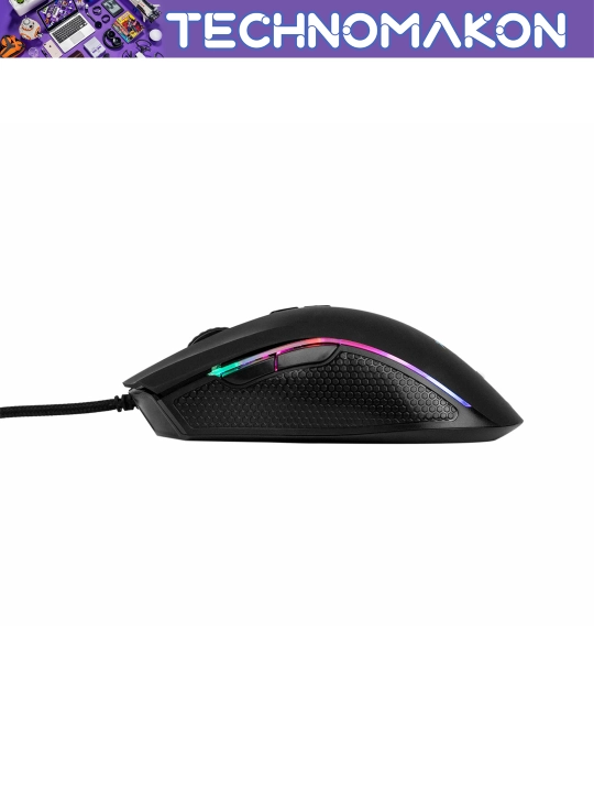 Компьютерная игровая мышь проводная Xrike GM-314 с RGB подсветкой, 7 кнопок, 7200 DPI, USB