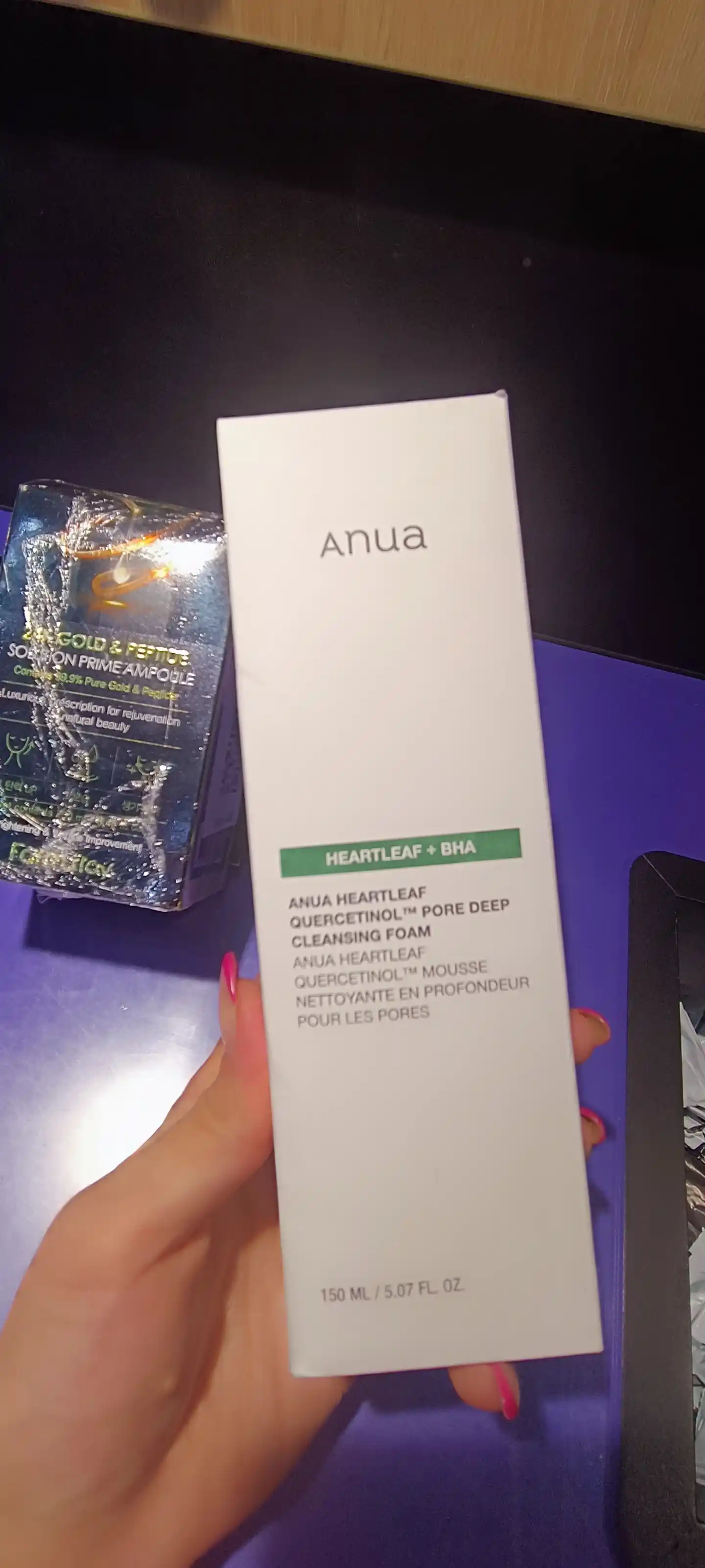 Пенка - скраб для очищения пор Anua Heartleaf Quercetinol Pore Deep Cleansing Foam, 150 мл
