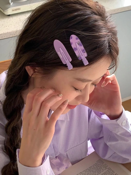 Qizlar va ayolar uchun qisqich, 2 va 3 dona korea uslubi