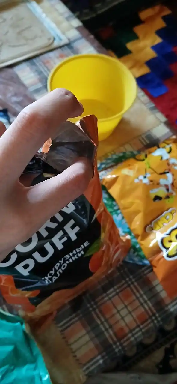 Popcorn Кукурузные палочки со вкусом апельсина American style