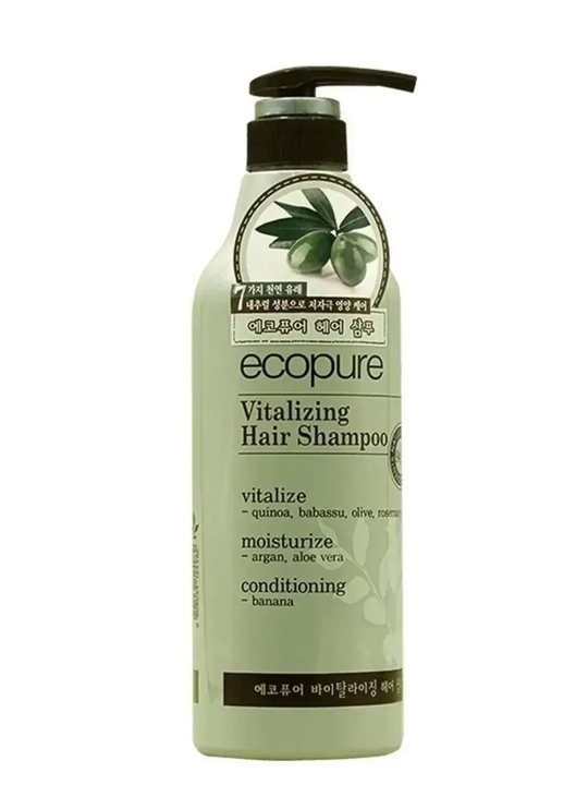 Корейский шампунь для волос ECOPURE Vitalizing Shampoo