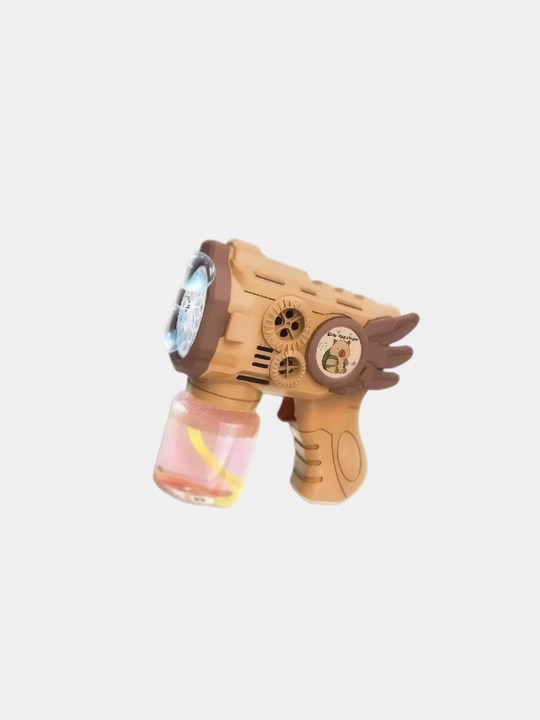 Генератор Bubble Gun мыльных пузырей детский, на батарейках