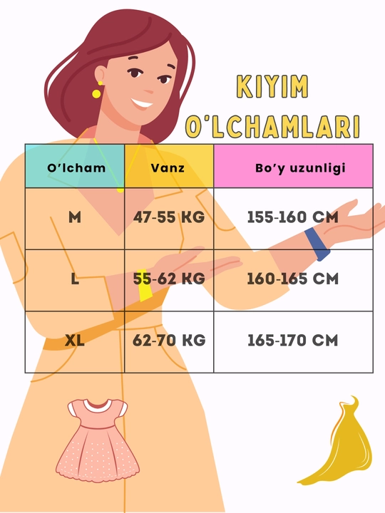 Sarafan ayollar uchun, Koreya uslubidagi jinsi matodan, uzun va kalta, yozlik