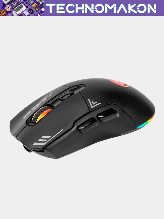 MARVO M803W 2.4G/Type-C o‘yin sichqonchasi, 800-4800dpi, simsiz RGB yoritish