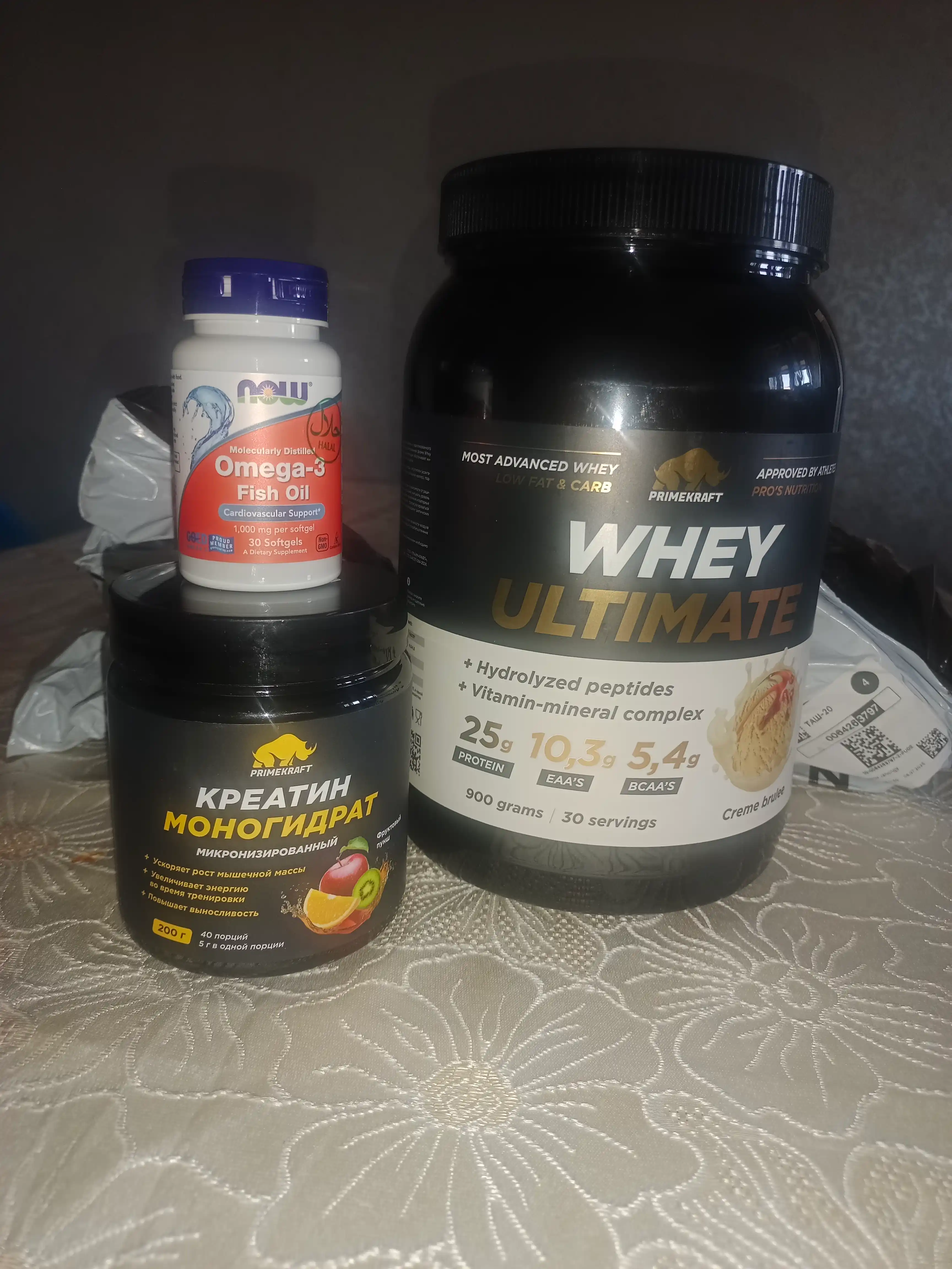 Peptidli protein Whey Ultimate Primekraft, 900 g, 30 porsiya