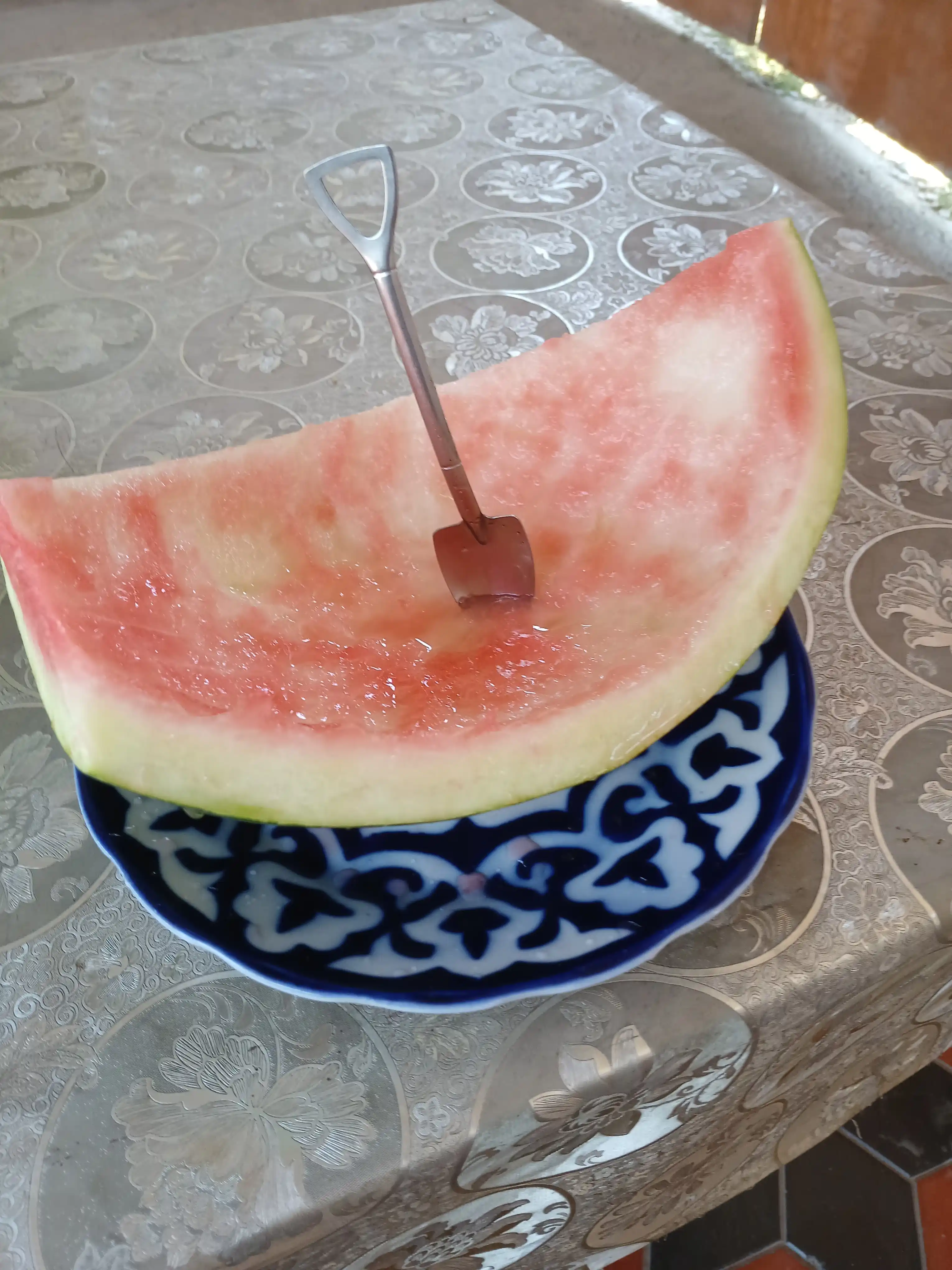 Desert qoshiqchalari, lopatka shaklida, qutida 6 dona