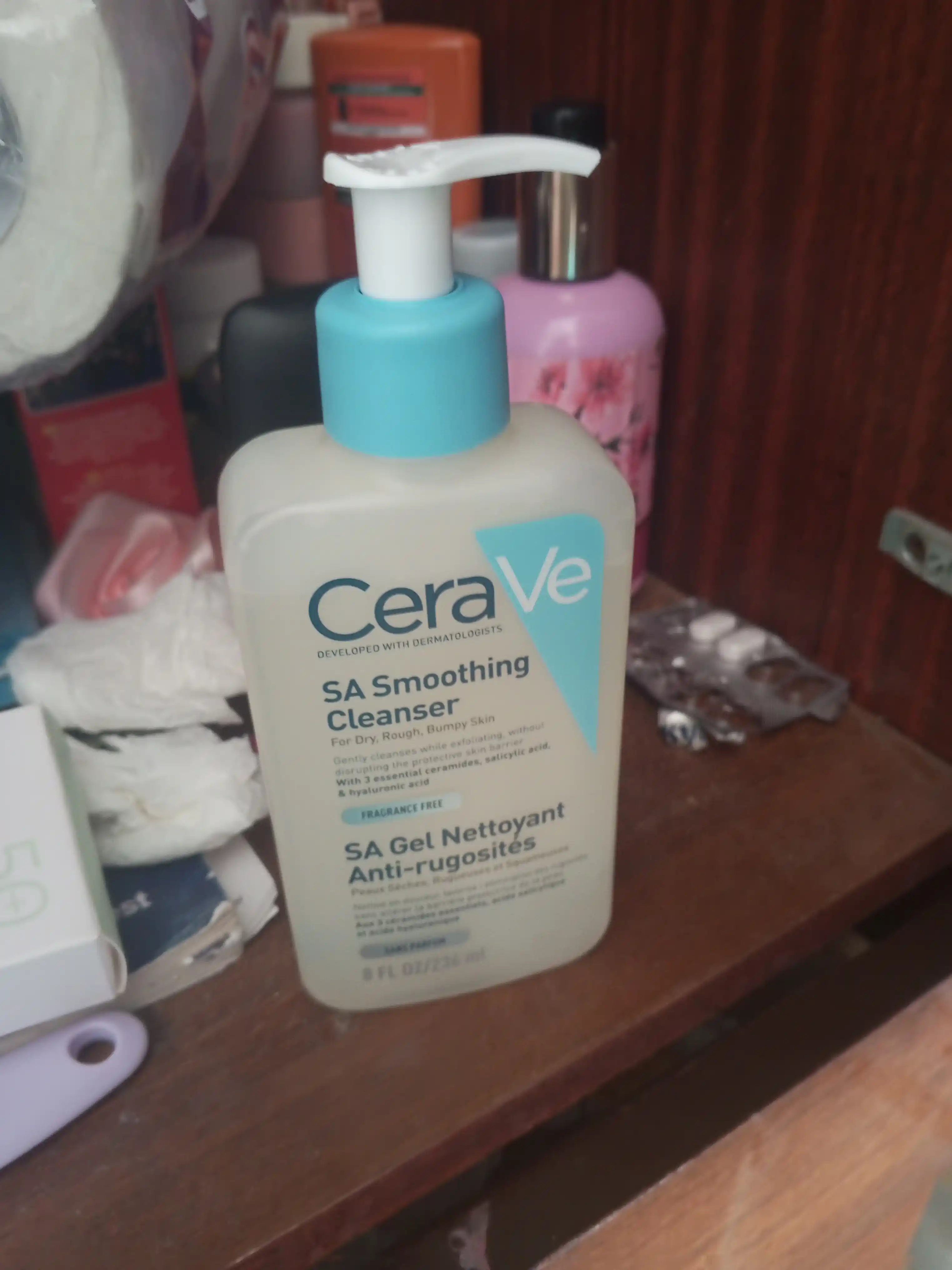 Смягчающий гель CeraVe, очищающий, для сухой кожи, 236 мл