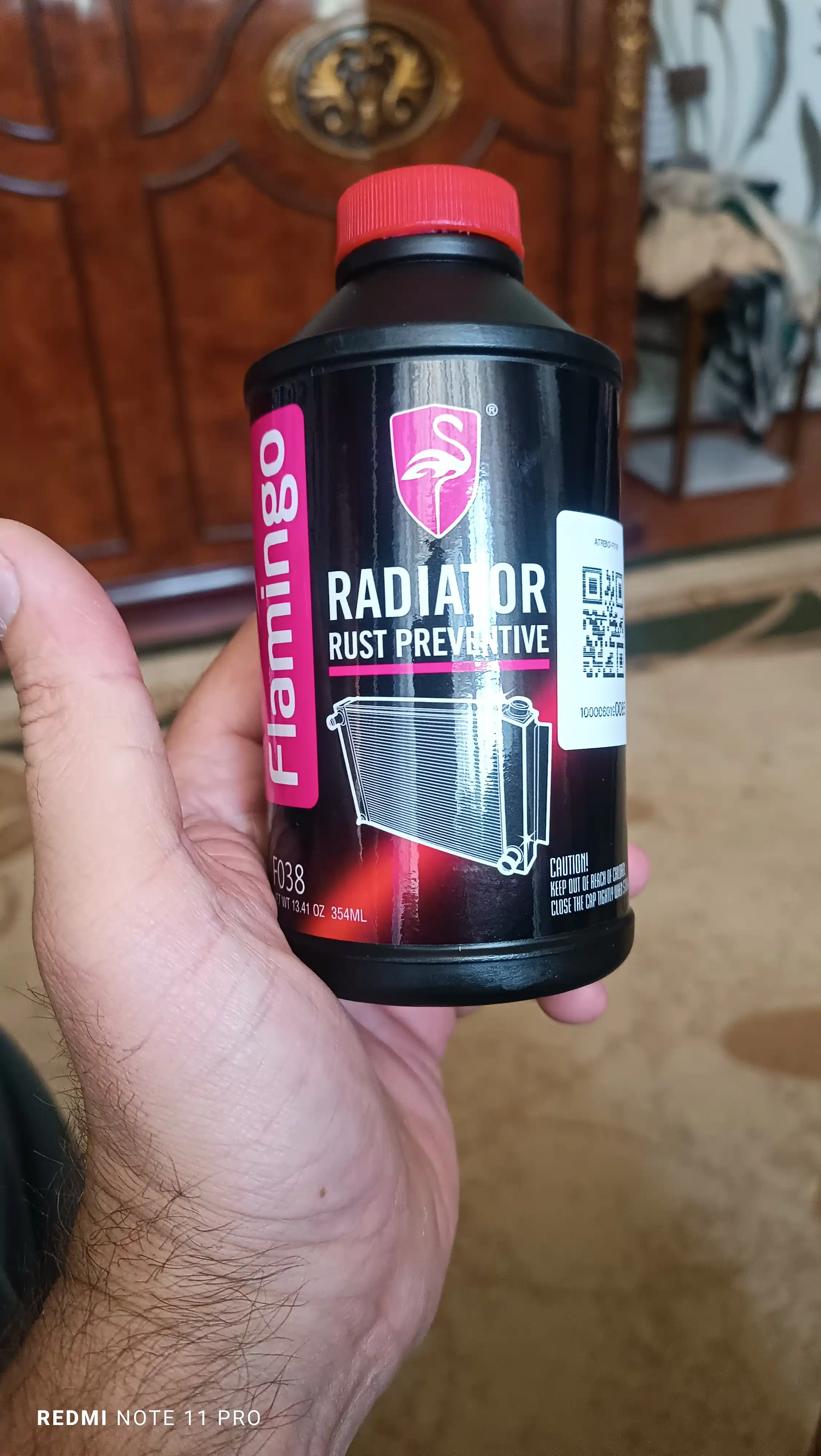 Antikorroziya suyuqligi Flamingo Radiator Rust Preventive, 354 ml