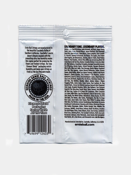 Струны Ernie Ball 2406 для классической гитары, чёрный нейлон-серый металлик +1 медиатр