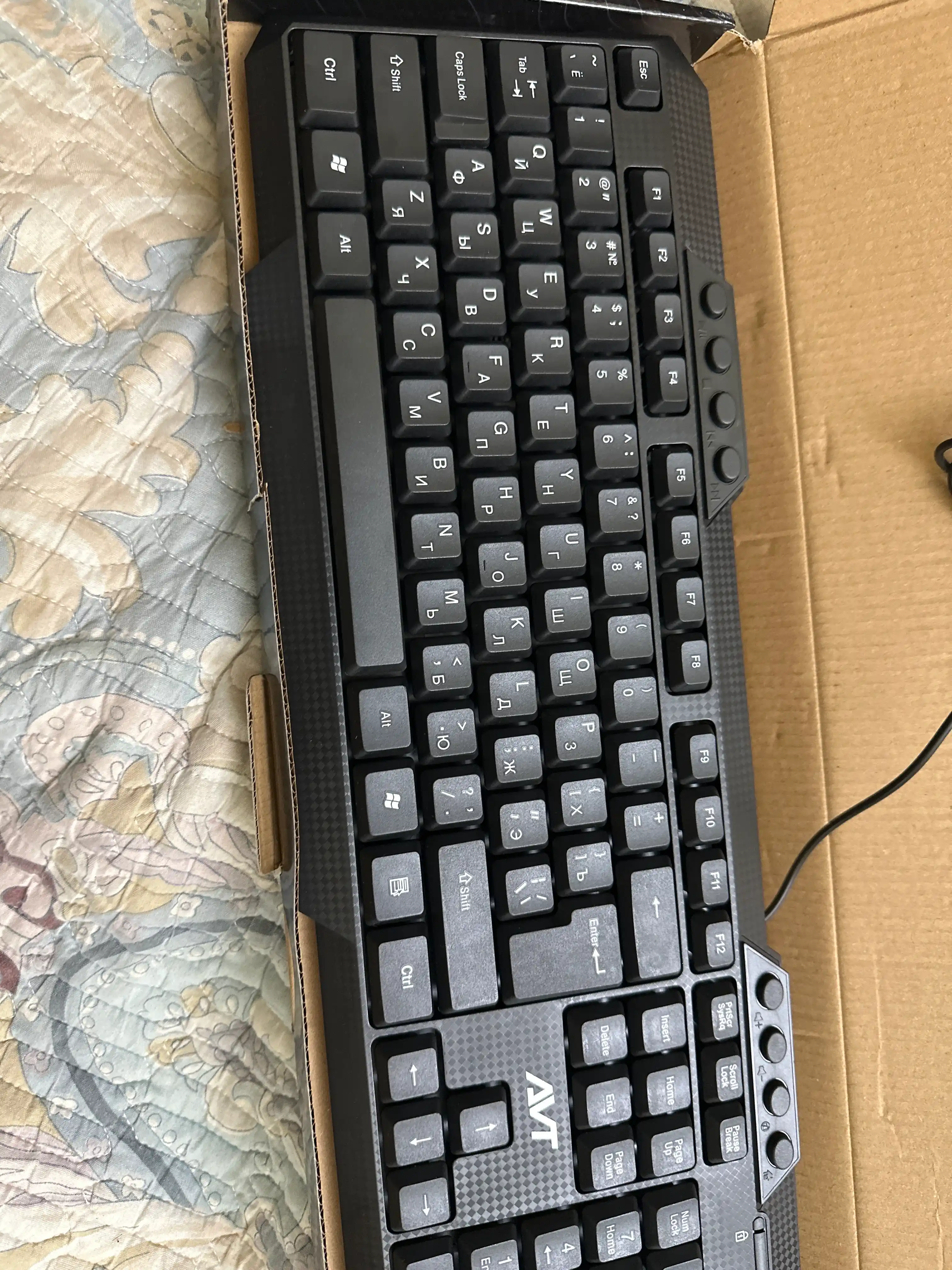 Ofis va uy uchun, kompyuter va noutbuk uchun klaviatura, AVT KBM 302, KBM 301, KBM 300