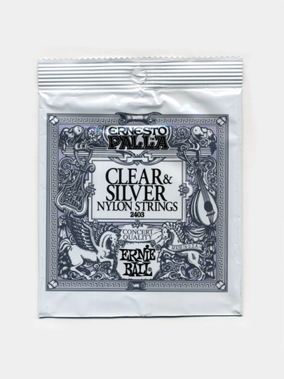 Струны Ernie Ball 2403 для классической гитары, Нейлон и медь +1 медиатр — ГИТАРА-ERB2403