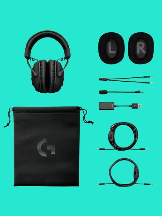 Logitech G Pro X игровая гарнитура/наушнки с USB звуковой картой и микрофоном Blue VO!CE