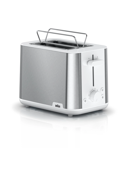 Тостер Braun HT1510WH PurShine 2 тоста 900 Вт 8 уровней поджаривания