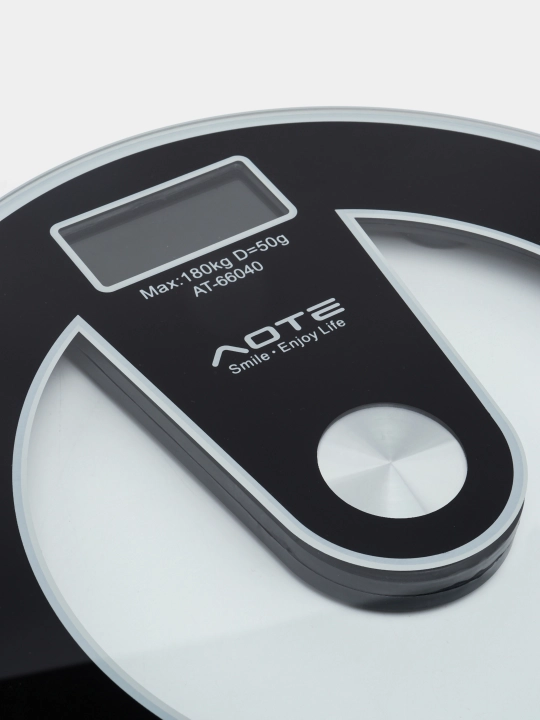 Весы напольные AOTE, стеклянные, до 180 кг, автоотключение, LCD дисплей