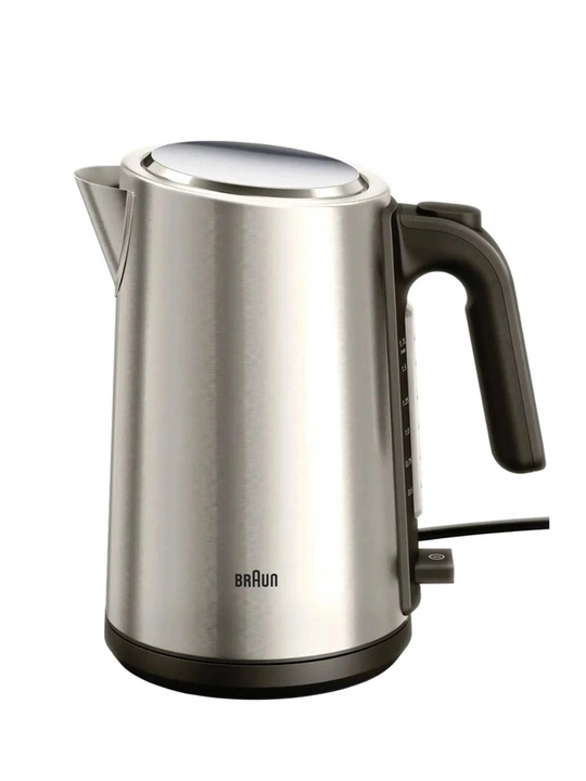 BRAUN WK5200BK 1.7 litrli elektr choynak, po‘lat korpus, avtomatik o‘chirish