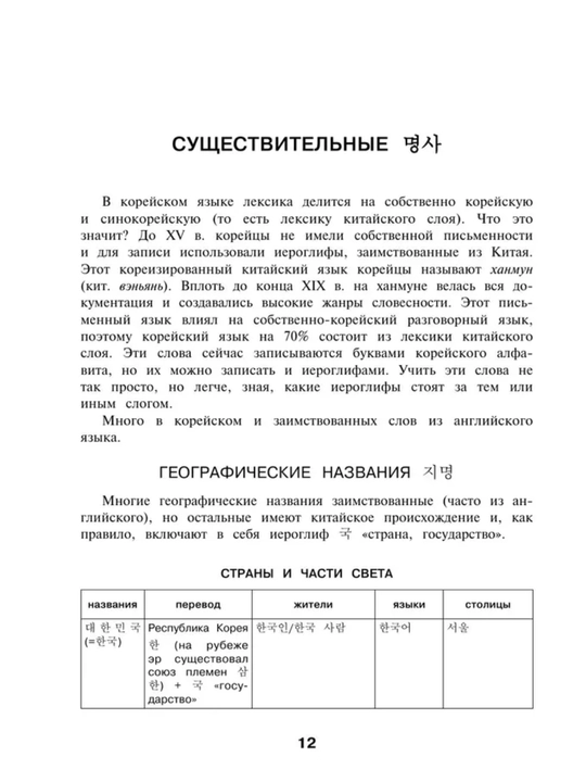 Корейский язык. Грамматика и слова для начинающих. Чун Ин Сун. Мягкая обложка