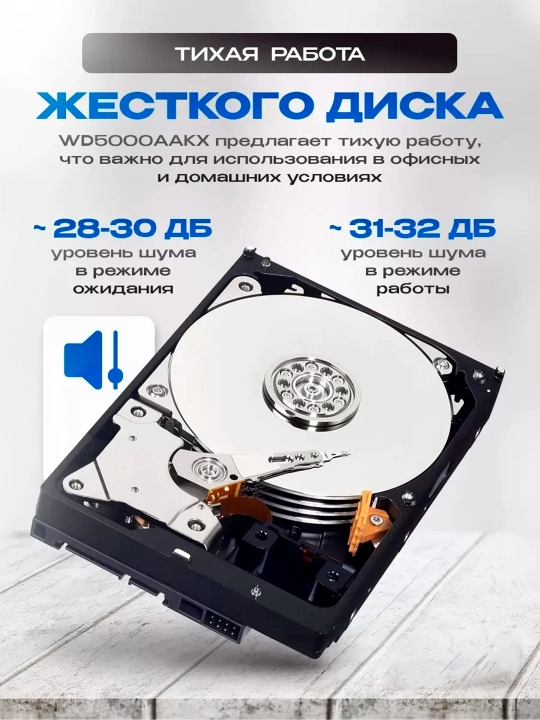 Жесткий диск HDD 500 ГБ 1 ТБ 2 ТБ 3'5 SATA 6 Гб/с, 5400/7200 rpm для ПК компьютера