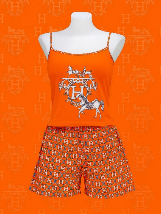 Ayollar va qizlar uchun ikki qismli tungi pijama to'plami, tungi kiyim, o'lcham standart