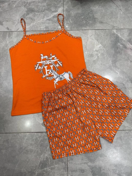 Ayollar va qizlar uchun ikki qismli tungi pijama to'plami, tungi kiyim, o'lcham standart