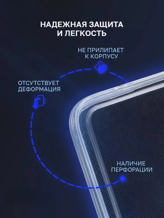 G'ilof Redmi Note 11 4G/ Redmi Note 11S uchun, shaffof, silikonli
