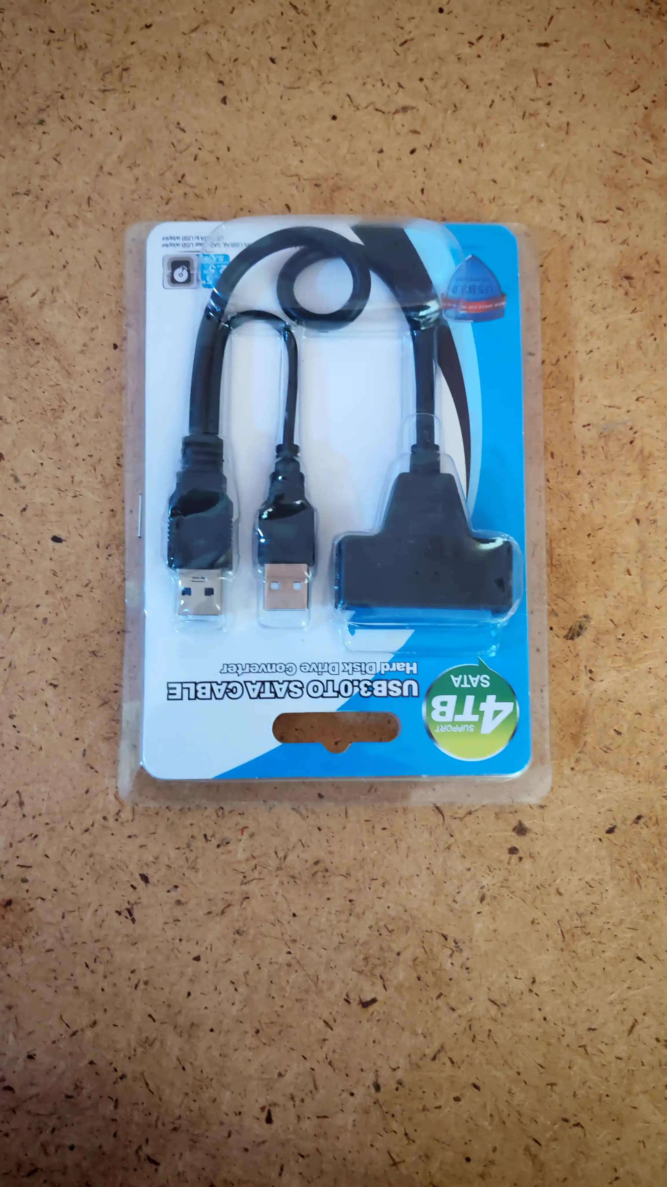 CD-ROM, HDD, SATA Hard diskni USB portga ulash uchun adapter, USB 3.0 SATA kabel