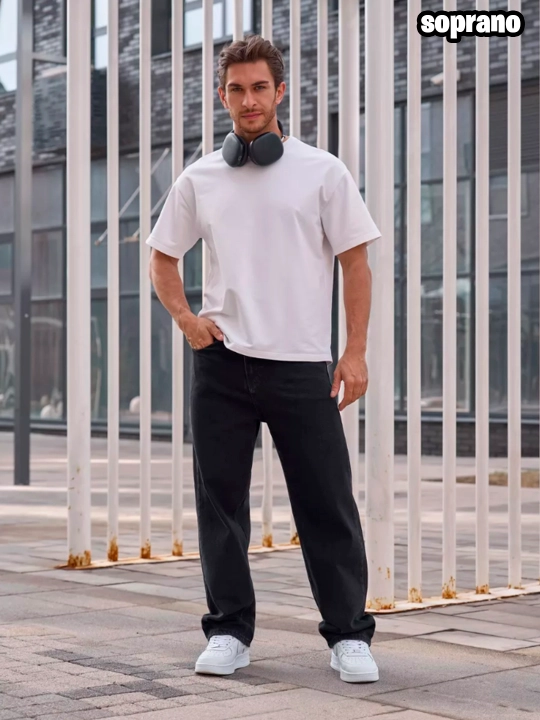 Keng baggi jinsi shimlar Polar Big Boy, erkaklar, ayollar va o‘smirlar uchun, S-XL