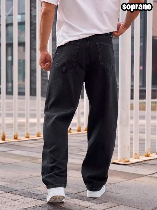 Keng baggi jinsi shimlar Polar Big Boy, erkaklar, ayollar va o‘smirlar uchun, S-XL