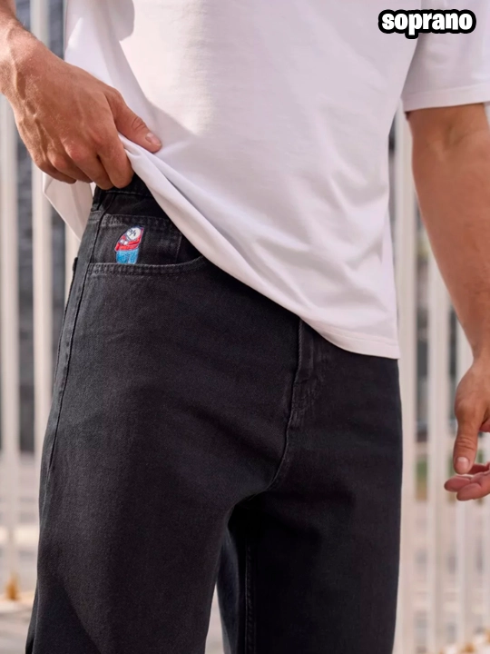 Keng baggi jinsi shimlar Polar Big Boy, erkaklar, ayollar va o‘smirlar uchun, S-XL
