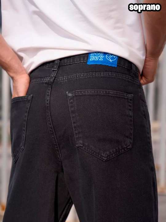 Keng baggi jinsi shimlar Polar Big Boy, erkaklar, ayollar va o‘smirlar uchun, S-XL