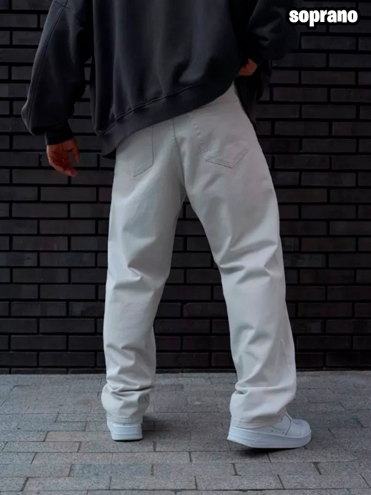 Keng baggi jinsi shimlar Polar Big Boy, erkaklar, ayollar va o‘smirlar uchun, S-XL