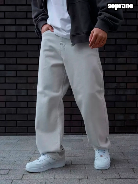Keng baggi jinsi shimlar Polar Big Boy, erkaklar, ayollar va o‘smirlar uchun, S-XL
