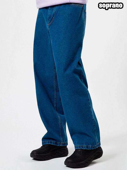 Keng baggi jinsi shimlar Polar Big Boy, erkaklar, ayollar va o‘smirlar uchun, S-XL