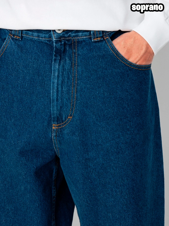 Keng baggi jinsi shimlar Polar Big Boy, erkaklar, ayollar va o‘smirlar uchun, S-XL