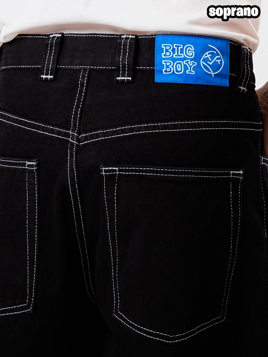 Keng baggi jinsi shimlar Polar Big Boy, erkaklar, ayollar va o‘smirlar uchun, S-XL