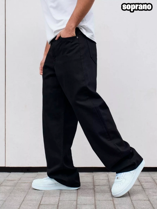 Keng baggi jinsi shimlar Polar Big Boy, erkaklar, ayollar va o‘smirlar uchun, S-XL