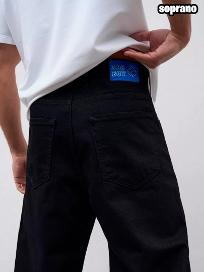 Keng baggi jinsi shimlar Polar Big Boy, erkaklar, ayollar va o‘smirlar uchun, S-XL