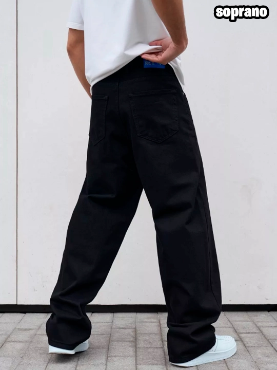 Keng baggi jinsi shimlar Polar Big Boy, erkaklar, ayollar va o‘smirlar uchun, S-XL