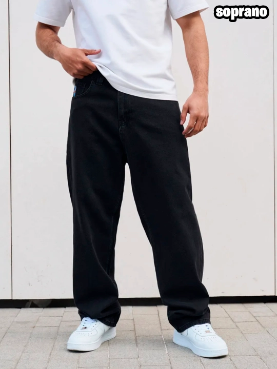 Keng baggi jinsi shimlar Polar 93 Denim, erkaklar, ayollar va o‘smirlar uchun, S–XL Polar