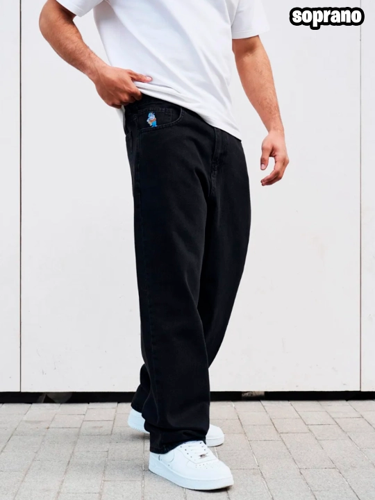 Keng baggi jinsi shimlar Polar 93 Denim, erkaklar, ayollar va o‘smirlar uchun, S–XL Polar