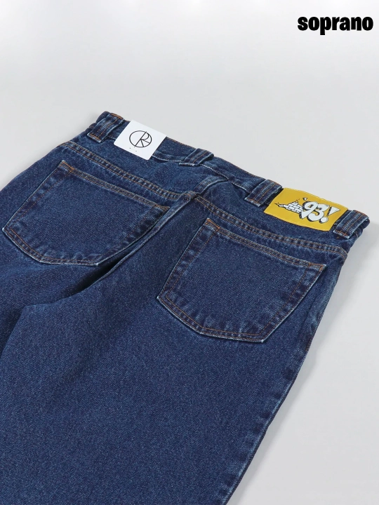 Keng baggi jinsi shimlar Polar 93 Denim, erkaklar, ayollar va o‘smirlar uchun, S–XL Polar