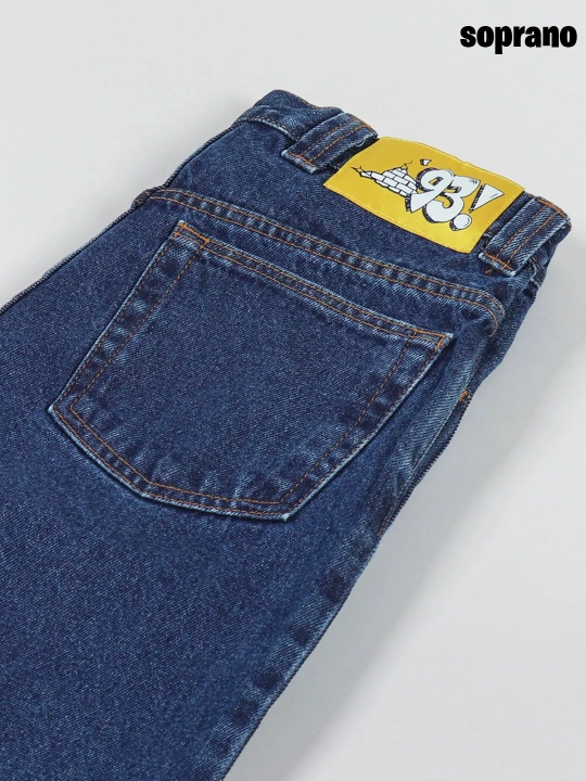 Keng baggi jinsi shimlar Polar 93 Denim, erkaklar, ayollar va o‘smirlar uchun, S–XL Polar