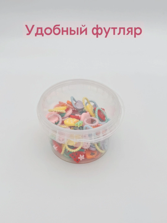 Набор заколок и резинок для девочек, в подарочной упаковке